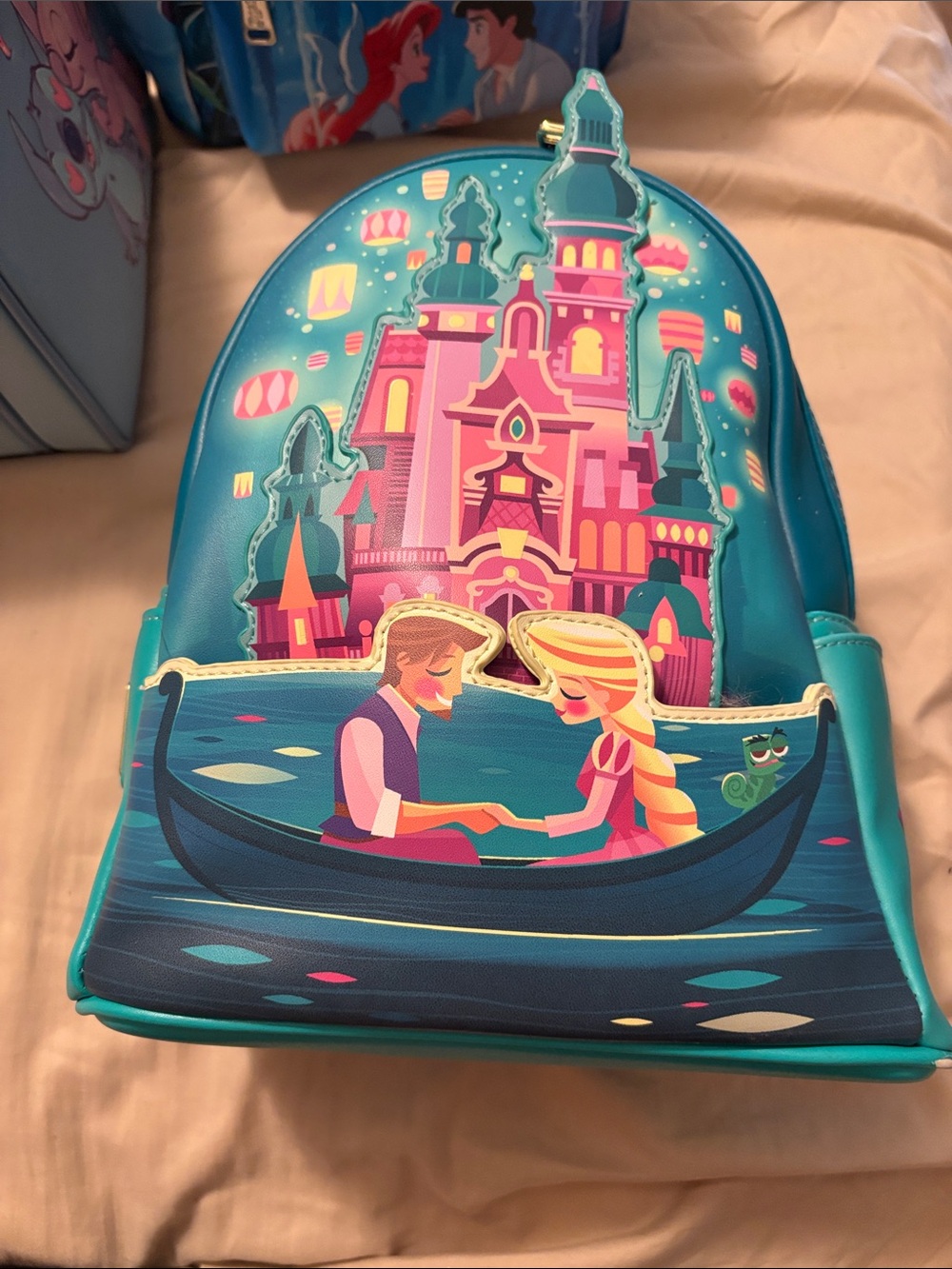 Loungefly tangled themed backpack